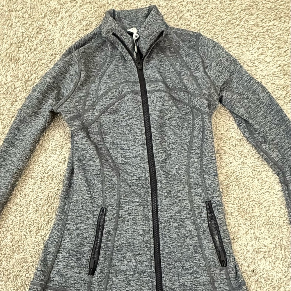 lululemon define nulu Heathered Gray Utility Jacket